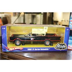HOTWHEELS 1966 TV SERIES BATMOBILE THAT LIGHTS UP