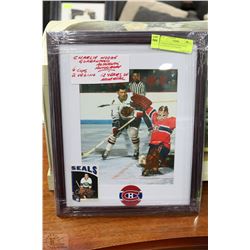 CHARLIE HODGE GUARANTEED AUTHENTIC AUTOGRAPH