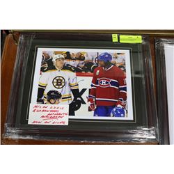 MILAN LUCIC GUARANTEED AUTHENTIC AUTOGRAPH