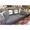 Image 1 : GREY FABRIC SOFA AND LOVE SEAT