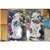 Image 1 : 2 DECORATIVE BOY/GIRL GARDEN STATUE PLANTERS
