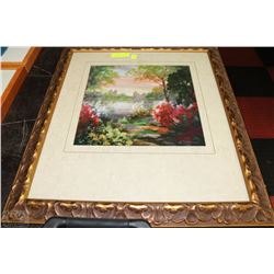 FRAMED WATER COLOR PICTURE FROM BOMBAY&CO