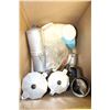 Image 1 : BOX OF COFFEE PERCULATORS, SCALE, ETC.