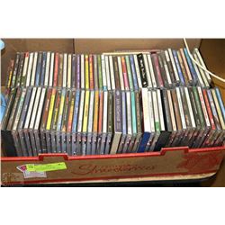 BOX OF APPROX 100 CD'S INCLUDING ELTON JOHN, WILL