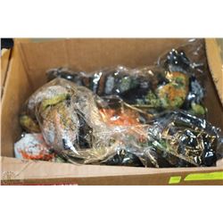 BOX WITH 6 NEW LONG SLEEVE BLACK/SILVER BLOUSES