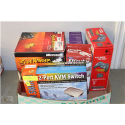 LOT OF MICROSOFT SIDEWINDER 3D PRO ROTATING GAME