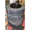 Image 1 : 4 TIRES HANKOOK DYNAMIC MT 30X9050XR15LT