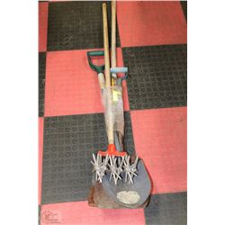 BUNDLE OF SHOVELS & WEED WEASEL