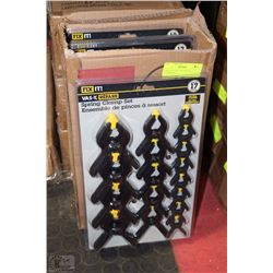 CASE OF FOUR 17PC SPRING CLAMPSETS