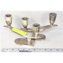 STAMPED 925 STERLING SILVER CANDLE HOLDERS