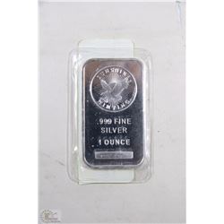ONE TROY OUNCE SILVER BAR