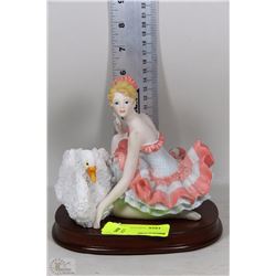 BALLERINA AND SWAN ESTATE ORNAMENT