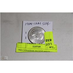 1964 CANADIAN 50 CENT PIECE