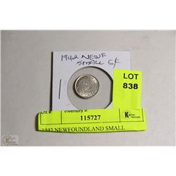 1942 NEWFOUNDLAND SMALL NICKEL