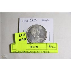 1966 CANADIAN 50 CENT PIECE