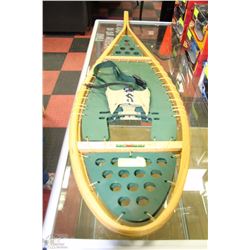 PAIR OF WOOD WINTER HIKER SNOWSHOES