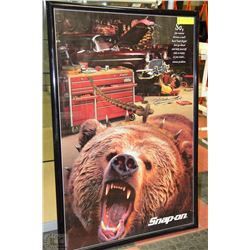 SNAP ON TOOLS BEAR PICTURE 25"X37"