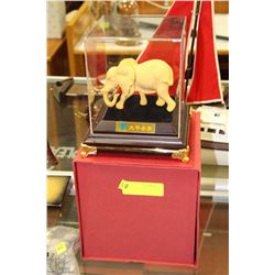 ENCASED ELEPHANT ORNAMENT