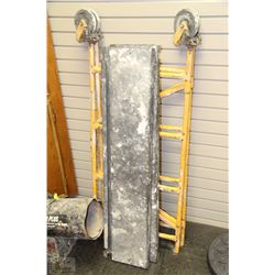 FOLDING SCAFFOLD WITH 4 PLANKS