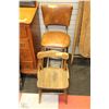 Image 1 : CHAIR WITH BUILT IN FOOT REST AND WOODEN CHILDS