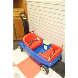 STEP 2 WHISPER RIDE TOURING WAGON WITH CUP HOLDERS