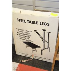 STEEL TABLE LEGS NEW IN BOX