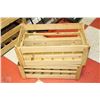 Image 1 : PAIR OF MEDIUM WINE WOOD CRATES