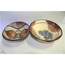 HANDMADE AND DESIGNED AFRICAN WOODEN BOWLS ONE