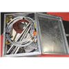 Image 1 : STEEL LOCKABLE BOX FULL MISC TOOLS &