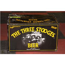 COLLECTIBLE  CASE OF "THE THREE STOOGES"  BEER