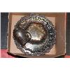 Image 1 : ESTATE BOX OF SILVERPLATED PLATTERS AND PITCHER