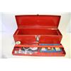 Image 1 : TOOL BOX WITH FISHING CONTENTS
