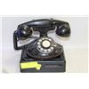 Image 1 : VINTAGE ROTARY PHONE WITH BASE
