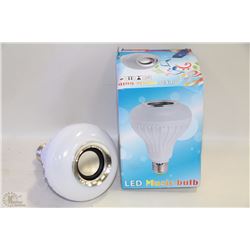 NEW LED MUSIC LIGHT BULB WITH REMOTE