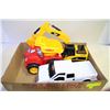 Image 1 : BOX W/INTERACTIVE CAT & TONKA TRUCKS &