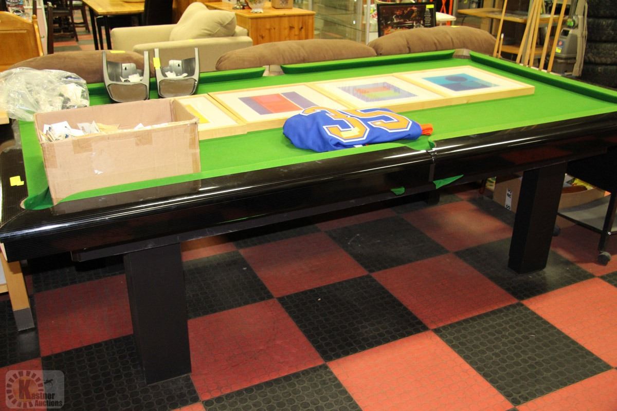 4X8 SLATE POOL TABLE WITH ACCESSORIES
