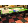Image 1 : 4X8 SLATE POOL TABLE WITH ACCESSORIES