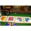Image 1 : SET OF 4 SIGNED FRAMED PICTURES