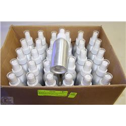 30 NEW ALUMINUM CONTAINERS WITH SPRAY PUMP & CAP