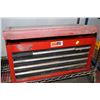 Image 1 : RED ESTATE METAL TOOL BOX WITH SIX DRAWERS & TOP