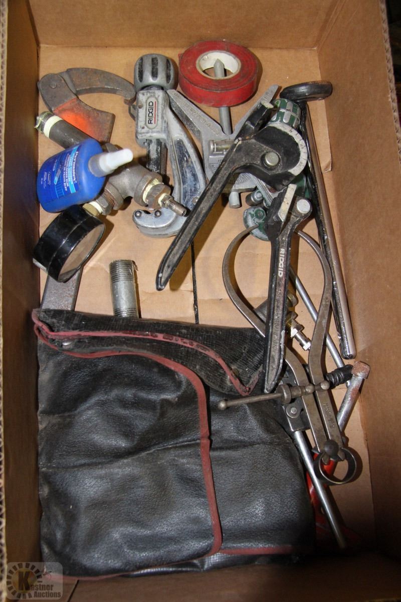 FLAT W/PLUMBERS/PIPEFITTERS TOOLS INCL.