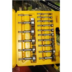 CANWOOD HOLESAW KIT FROM 1/4"-2-1/8" COMPLETE