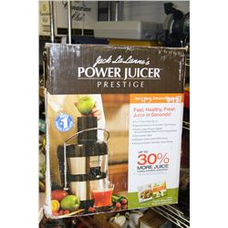 JACK LA LANNE'S POWER JUICER WITH ORIGINAL BOX
