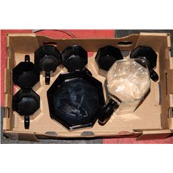 SERVING SET MADE IN FRANCE INCL. BOWLS,GLASSES