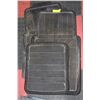 Image 1 : SET OF RUBBER FLOOR MATS - 2 FRONT, 2 REAR