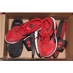 BOX WITH ESTATE ASSORTED NIKE & REEBOK FOOTWEAR