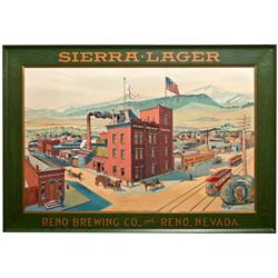 Reno Brewing Co. Tin Sign