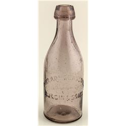 Philadelphia Glassworks, Burgin & Sons Soda