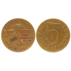 Different Gilt Edge Saloon Token