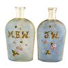 Image 1 : Hand Painted Whiskey Flasks